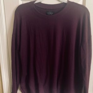 Lucky Brand Rich Purple Knit Top